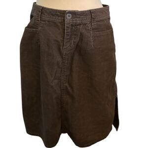 The North Face Brown Corduroy Skirt, Women's Size 6